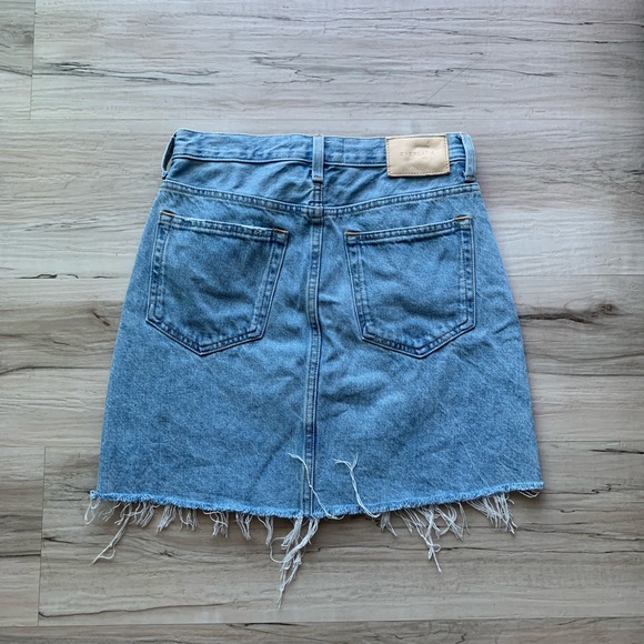 Everlane “the Denim Reconstructed Skirt” - Size 24 - Picture 2 of 6